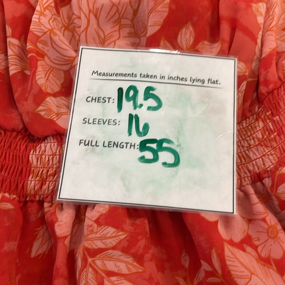 1. State Coral Floral Off-Shoulder Maxi Dress - Picture 9 of 9